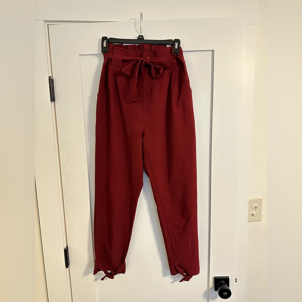 GRACE KARIN Womens
Casual High Waist Pencil
Pants with Bow-Knot
Pockets for Work